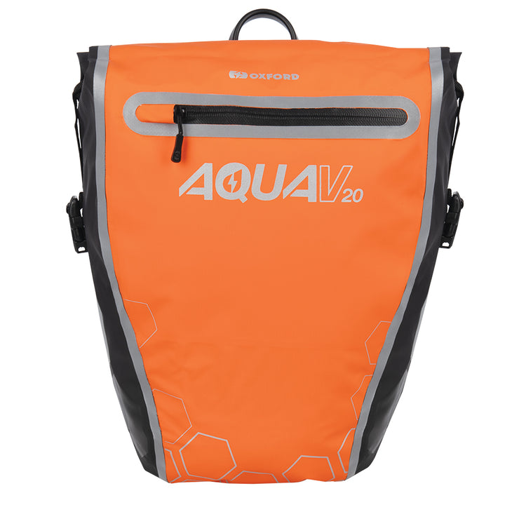 Oxford Aqua V 20 Single QR Pannier Bag Black